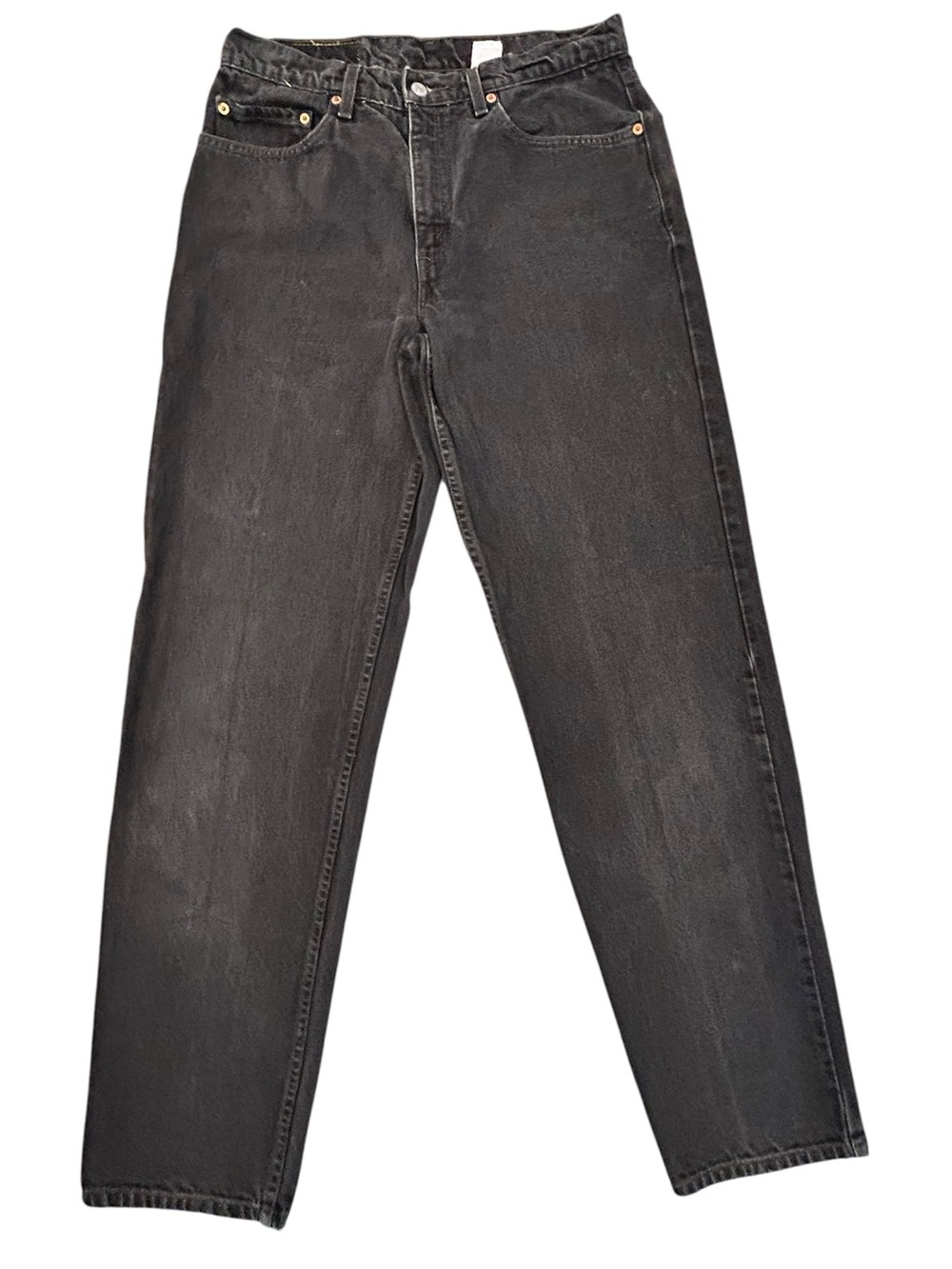 Levi’s 550 Red Tab‎ Vintage Relaxed Fit Black Jeans 90s 34/34 (33/34) Y2K